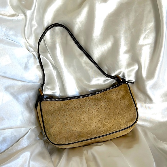 Vintage Celine Suede Triomphe Pochette - Picture 1 of 10